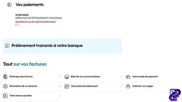 Como se conectar à sua área de cliente Sosh e gerenciar sua conta?