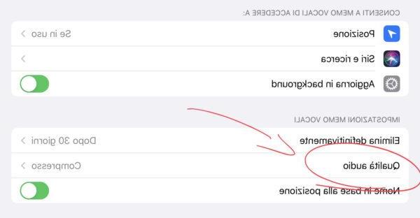 Como alterar a qualidade de áudio das notas de voz no iPhone