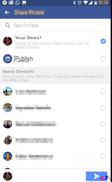 How to send photos and videos direct to Facebook