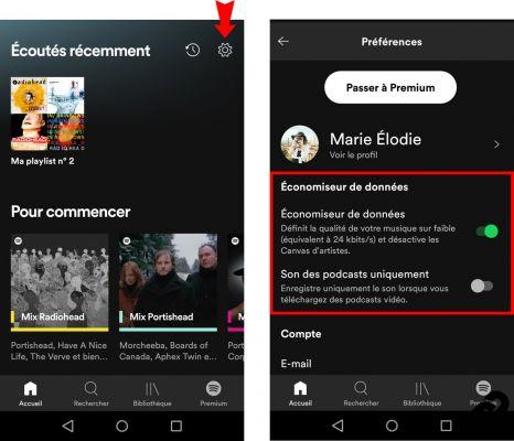 ¿Cómo reducir el consumo de datos móviles en Spotify?