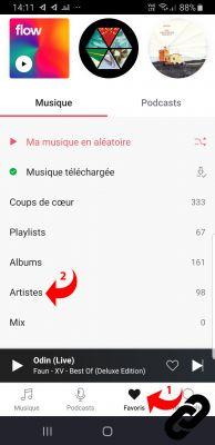 ¿Cómo escuchar una mezcla inspirada en un artista o una pista en Deezer?