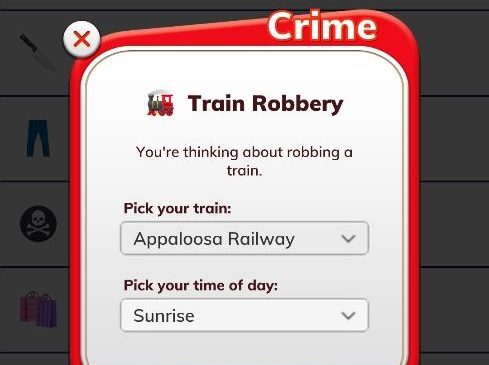 How to steal a train in BitLife