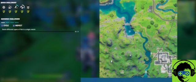 Onde começar os fogos de artifício em Lazy Lake em Fortnite Capítulo 2 Temporada 3 - Desafio Rápido