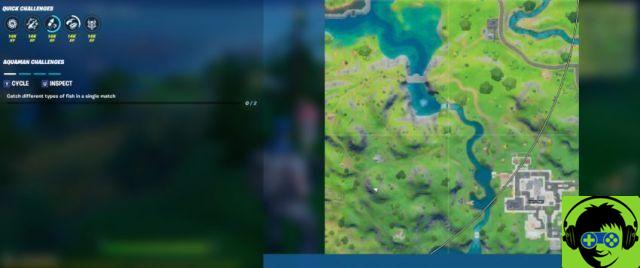 Dónde comenzar los fuegos artificiales en Lazy Lake en Fortnite Capítulo 2 Temporada 3 - Desafío rápido