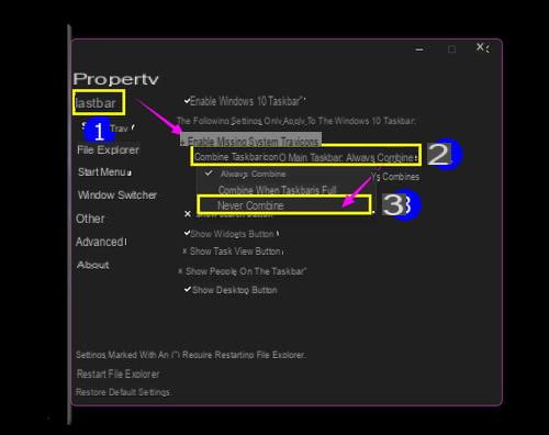 Encuentre la antigua barra de tareas de Windows 10 en Windows 11