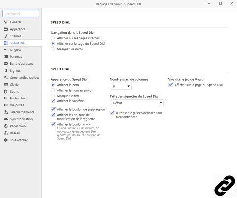 How do I change the appearance of Vivaldi's Speed Dial?