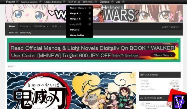 Los mejores sitios para descargar y leer Manga gratis