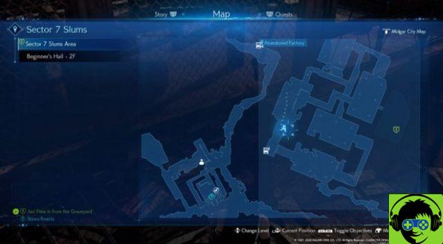 Location of the security card for the warehouse door in Final Fantasy VII Remake - Just Flyw In from the Graveyard