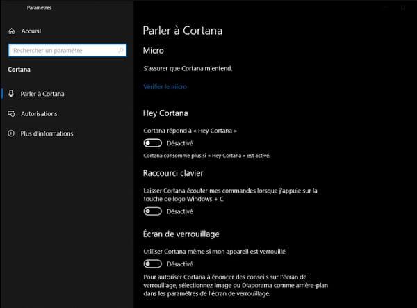 Cómo apagar Cortana con Windows 10