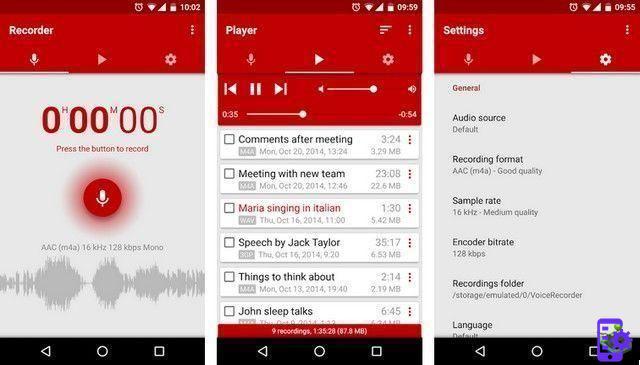 10 melhores aplicativos de gravador de voz no Android