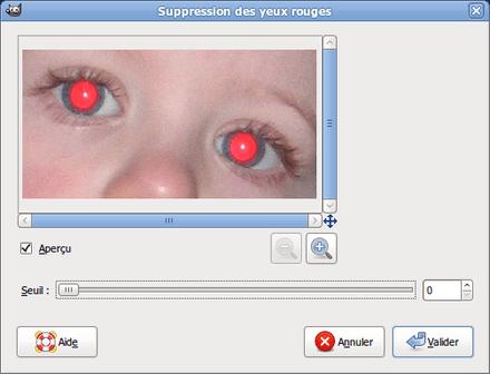 Correct red eyes with Gimp