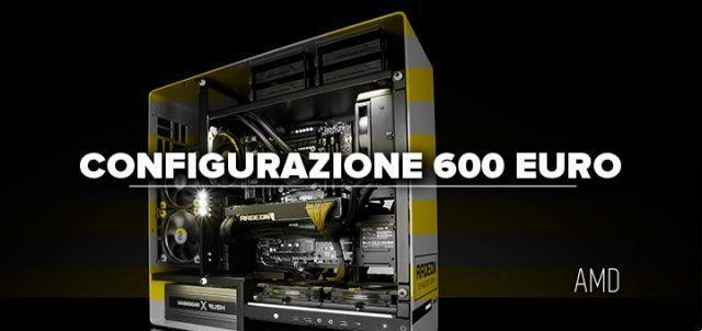 Configurazione PC gaming 600 euros • AMD e Intel (2022)