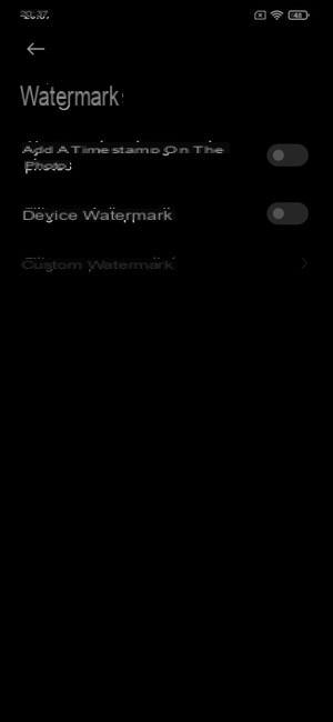 Xiaomi watermark: how to remove it from photos