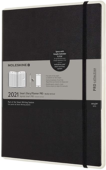 The Moleskine Smart Planner revolutionizes the concept of diary: here is the union of paper and digital