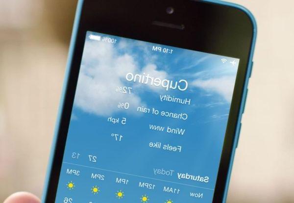 Aplicación meteorológica para iPhone: mejor para usar