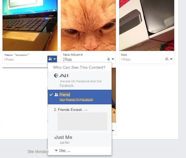 How to hide photos on Facebook