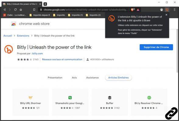 Como instalar uma extensão no Brave?