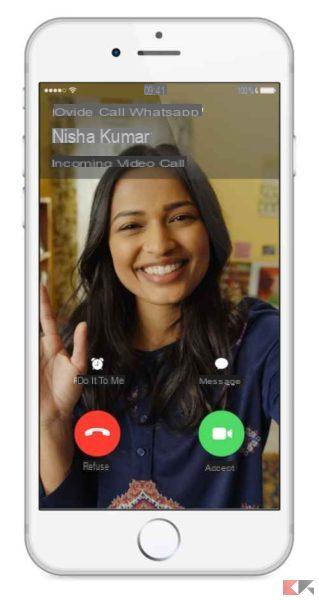 Come chiamare o videochiamare con Whatsapp