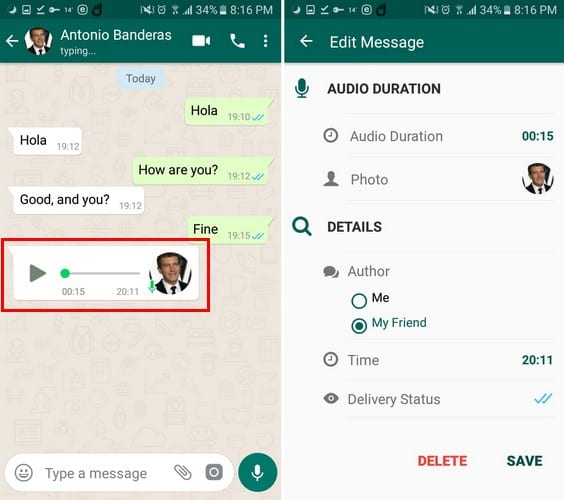 App para pregar peças no WhatsApp