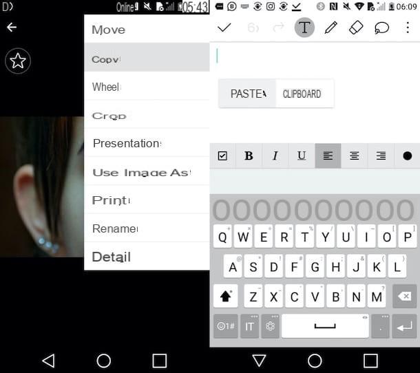 Comment copier une photo sur Android