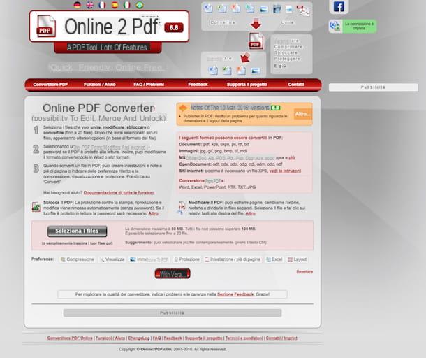 Come cambiare JPG in PDF