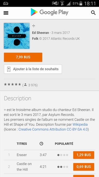 Cómo comprar música en Google Play