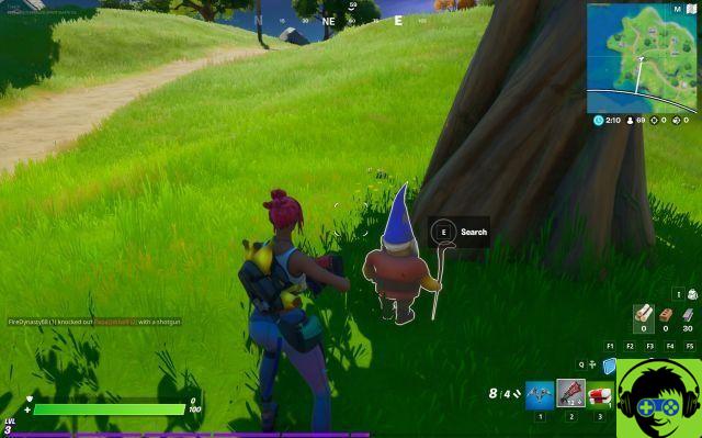 Todos os locais do Gnome em Homely Hills em Fortnite Capítulo 2, temporada 3