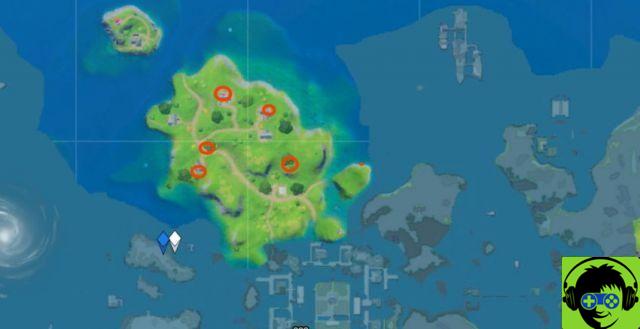 Todas las ubicaciones de Gnome en Homely Hills en Fortnite Capítulo 2 Temporada 3