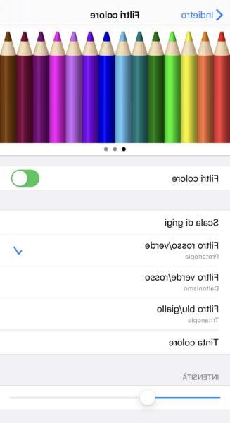Cambiar los colores de la pantalla en el iPhone