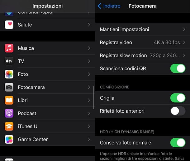 How to put the grid on the iPhone