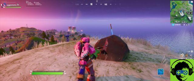 Where to look for Skye's sword in a stone found in Fortnite Chapter 2 Season 2 Highlights