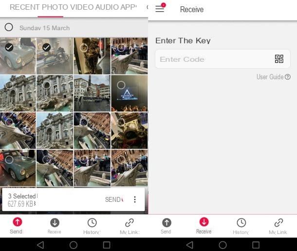 How to transfer photos from one phone to another