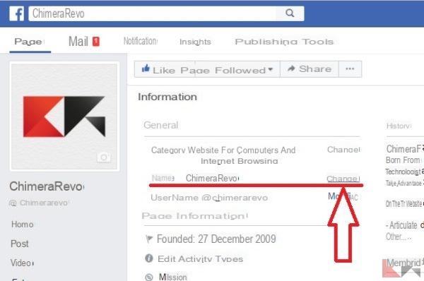 Comment changer le nom de votre page Facebook