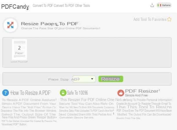 How to resize a PDF