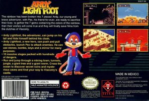 Ardy Lightfoot - SNES codes and cheats