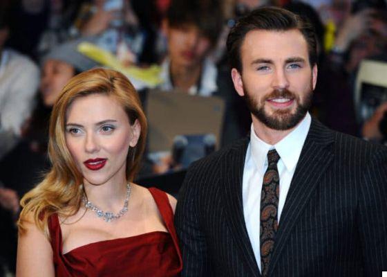 Scarlett Johansson and Chris Evans together in the movie Ghosted?