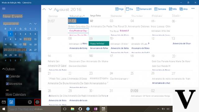 Como adicionar o calendário do Google no Windows 10