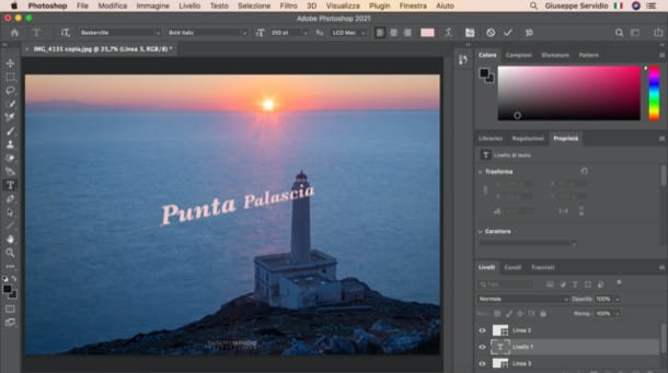 How to write in Photoshop