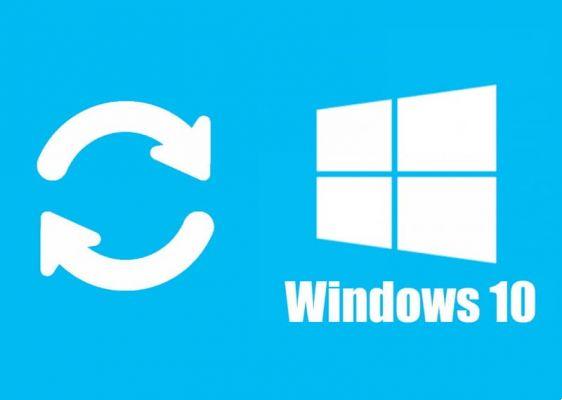 How to restore or restore Windows 10 and go back to a previous version
