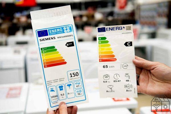How the new labels for the energy class of household appliances work