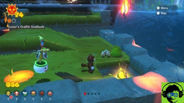 Mario 3D World: La furia de Bowser - Cómo hacer brillar a todos los gatos | Guía 100% Fur Step Island