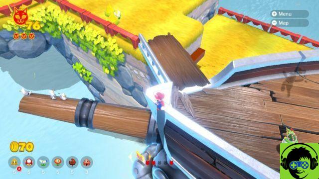 Mario 3D World: La furia de Bowser - Cómo hacer brillar a todos los gatos | Guía 100% Fur Step Island