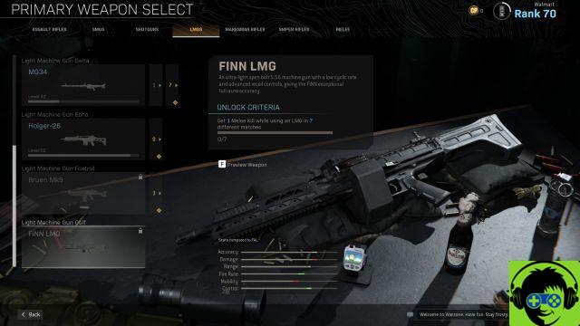Modern Warfare - Come ottenere la mitragliatrice leggera Finn