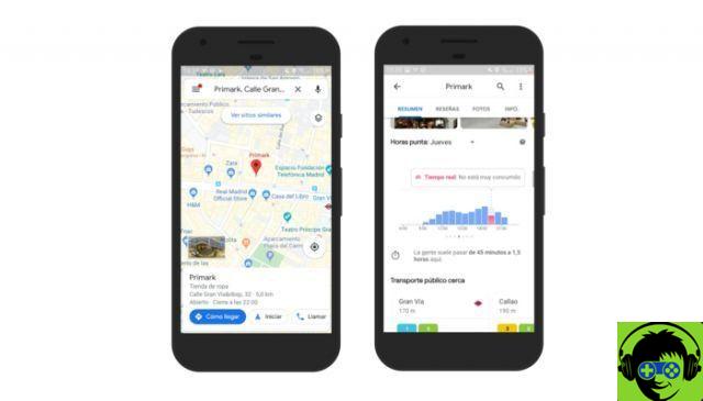 Google Maps: how to choose the best time for shopping or restaurants