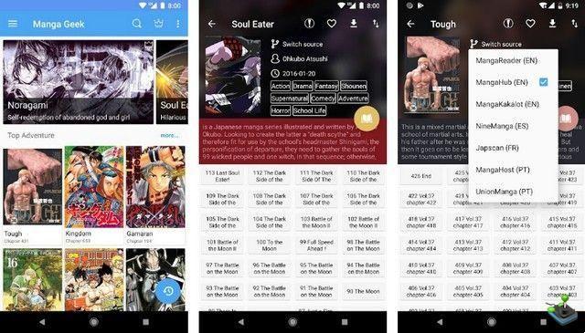 Le 10 migliori app per manga su Android nel 2022