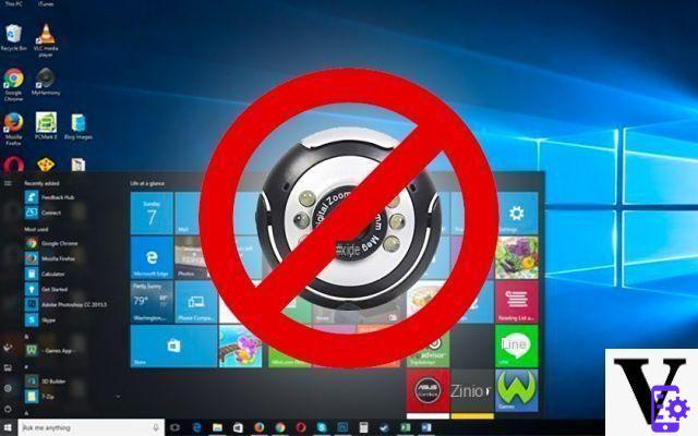 Windows 10: how to turn off the webcam