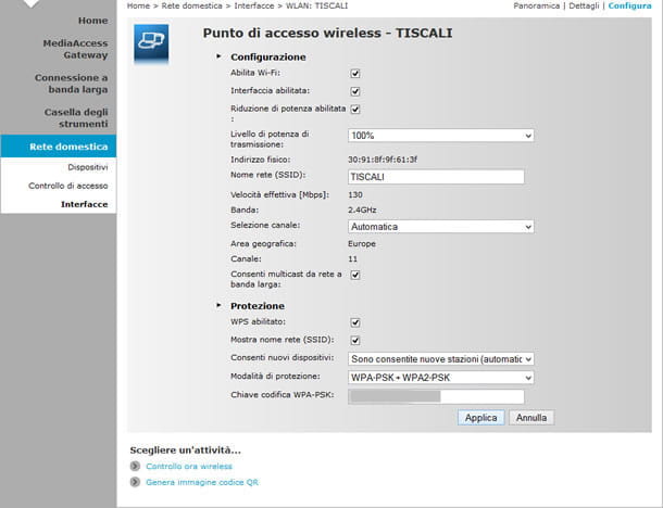 Como definir a senha do WiFi