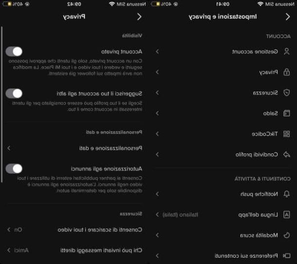 Come mettere l’account privato su TikTok