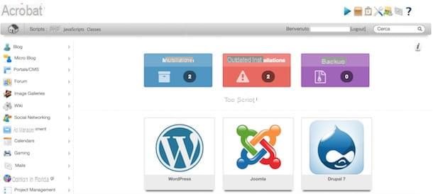 How to install WordPress on Aruba