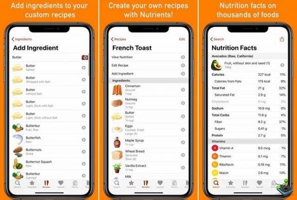 Las mejores apps de dieta y nutrición para iPhone